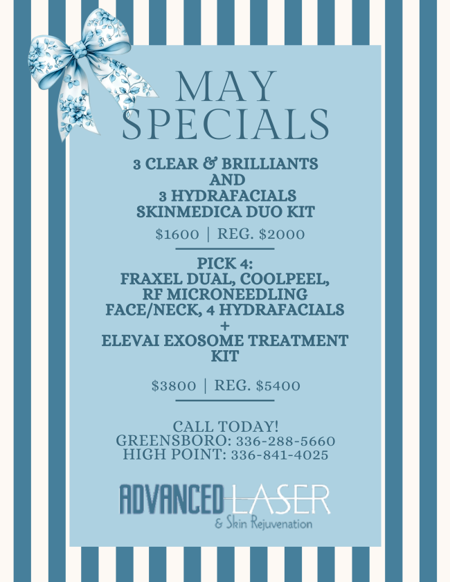 MAY SPECIALS 3 CLEAR & BRILLIANTS AND 3 HYDRAFACIALS SKINMEDICA DUO KIT